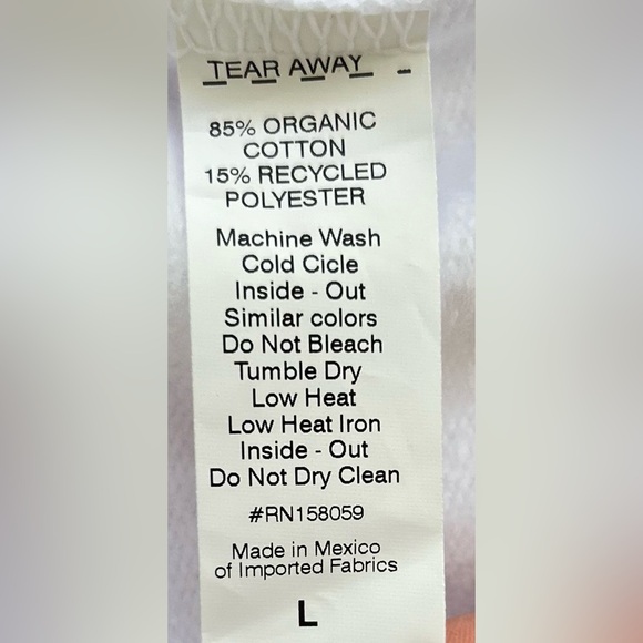 Coca Cola TAB White Pink Size Large Sweatshirt Hoodie Organic Cotton Blend - Picture 7 of 7